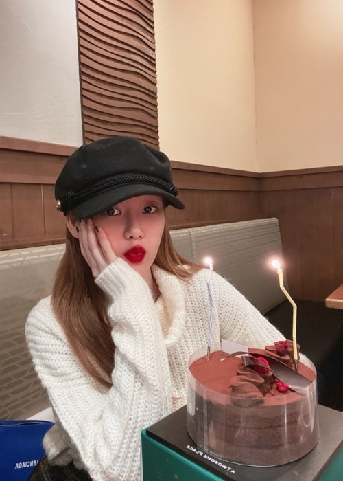 Seo Yu-na as seen in a picture taken on the day of her birthday on December 30, 2019