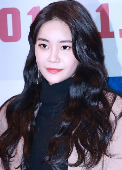 Seo Yu-na as seen in a picture that was taken at the VIP premiere of the movie _Psychokinesis_ on January 29, 2018