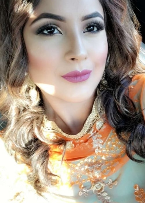 Shehnaz Kaur Gill as seen in a selfie taken in July 2019