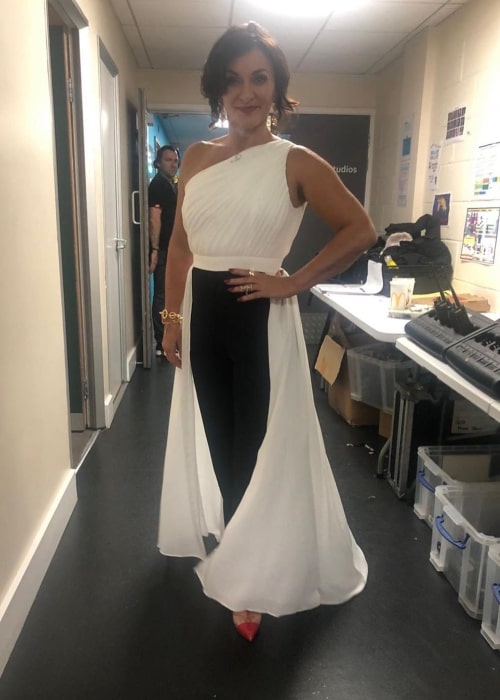 Shirley Ballas as seen in a picture taken on set of Strictly Come Dancing in December 2019