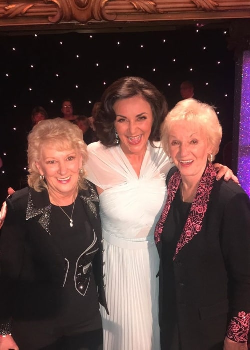 Shirley as seen in a picture her mother Audrey and her aunt Sheila on the set of Strictly Come Dancing in November 2019