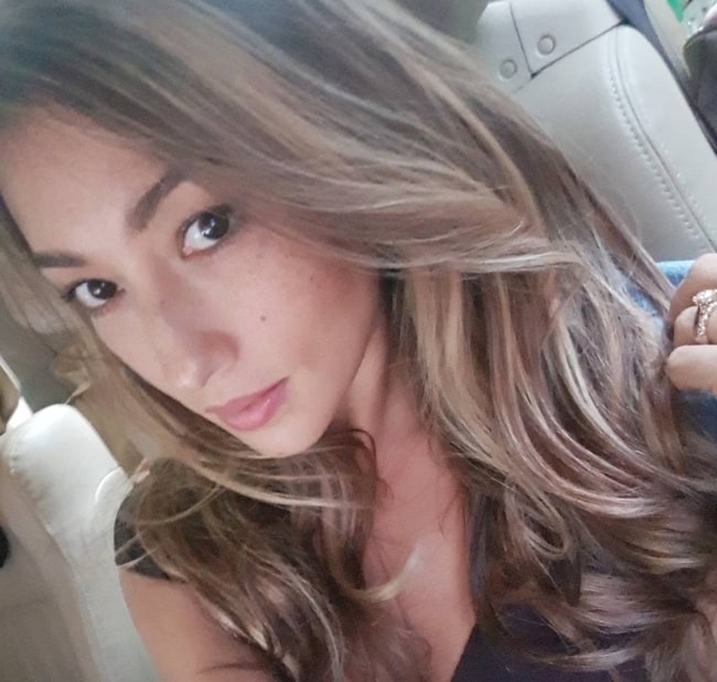 Solenn Heussaff as seen while taking a selfie in January 2018
