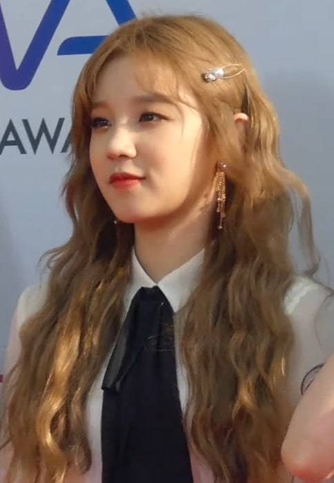 Song Yuqi as seen at The Fact Music Awards on April 24, 2019