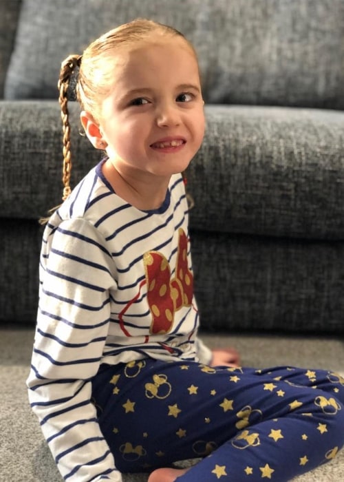 Sophie Conder as seen while smiling in a picture in April 2019