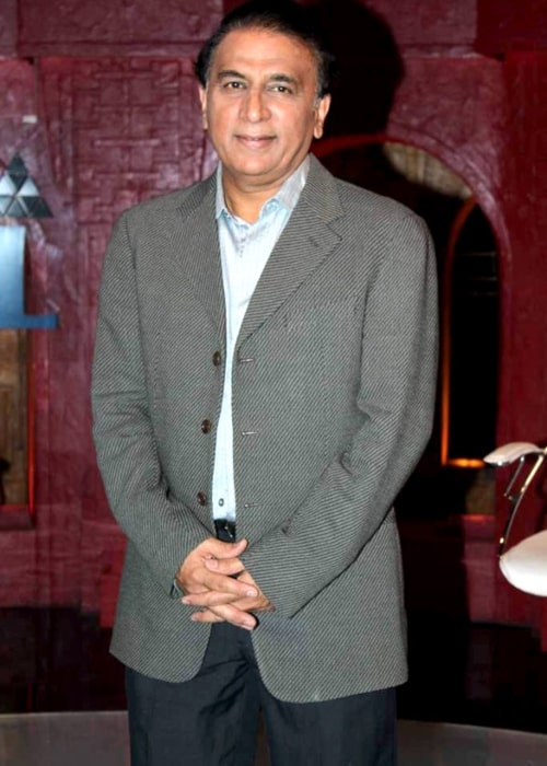 Sunil Gavaskar as seen in a picture taken on the set of Sony Max on August 10, 2012