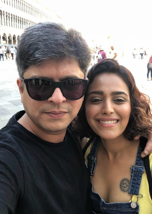 Swara Bhaskar and Himanshu Sharma as seen in August 2018