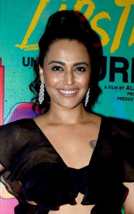 Swara Bhaskar at special screening of Lipstick Under My Burkha in 2017