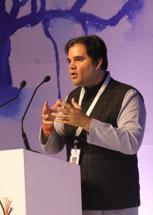 Varun Gandhi as seen in a picture taken at the Times Litfest in Mumbai in December 2018