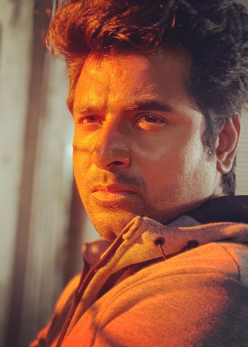 sivakarthikeyan as seen in the sets of the film 'Hero' in 2019