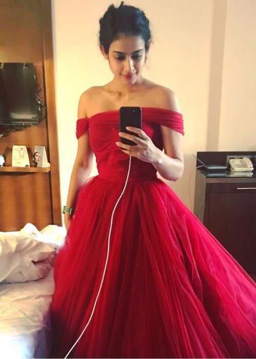 Aakanksha Singh as seen in a selfie taken in June 2019