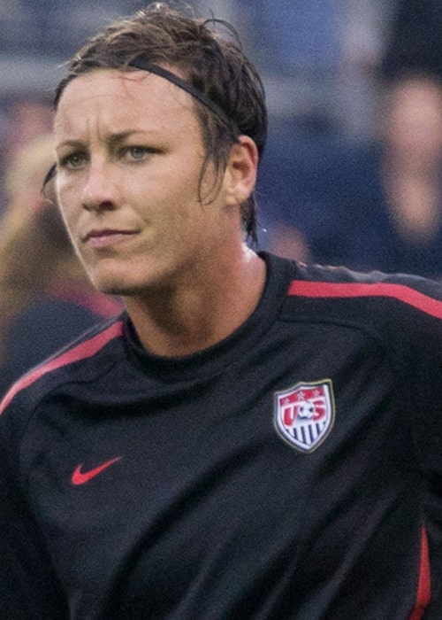 Abby Wambach as seen while warming up prior to a friendly match against Canada on September 17, 2011