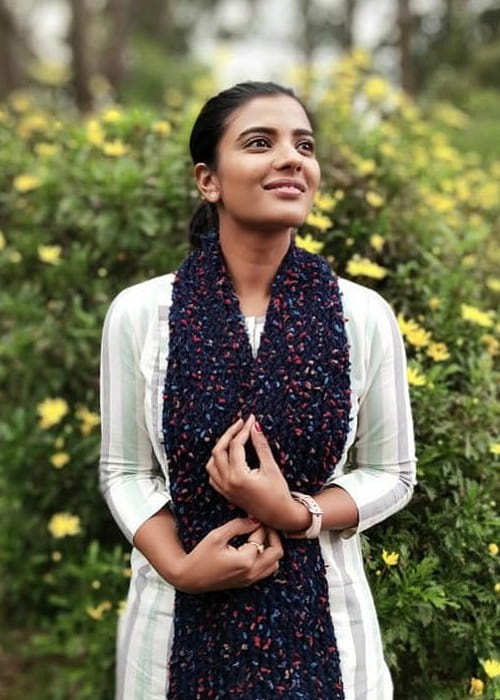 Aishwarya Rajesh as seen in September 2019