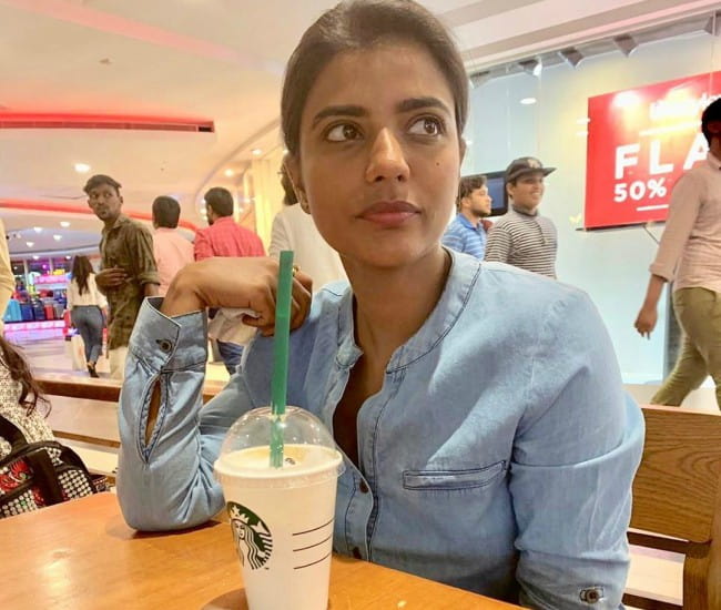 Aishwarya Rajesh in an Instagram post as seen in July 2019