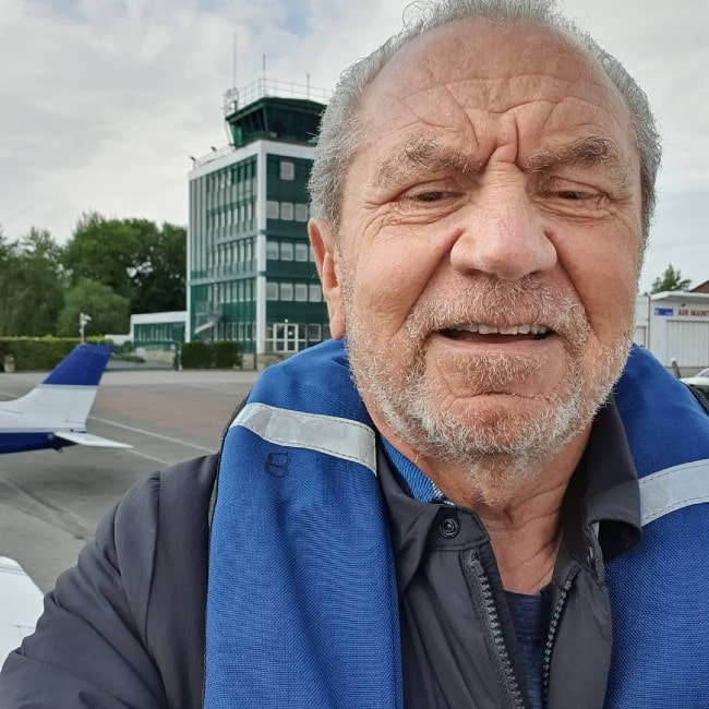 Alan Sugar as seen in May 2019