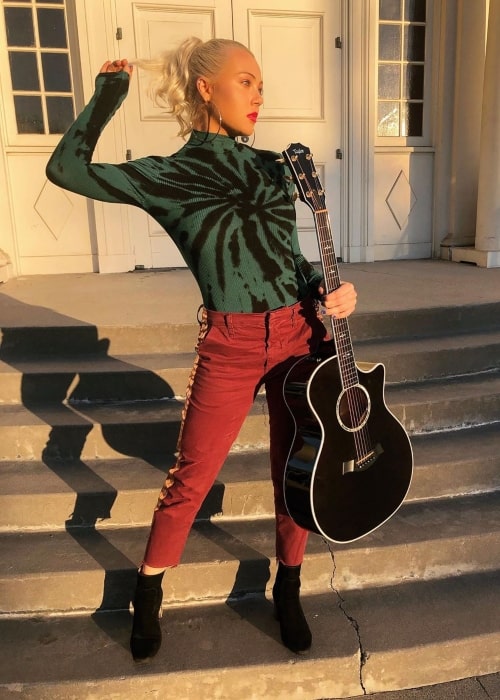 Alexi Blue as seen in a full-length picture taken in November 2019