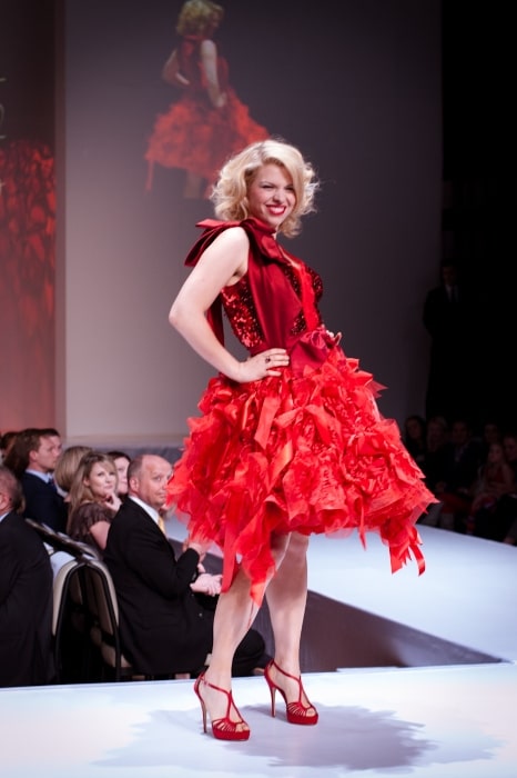 Ali Liebert as seen at the 2012 Heart Truth celebrity fashion show