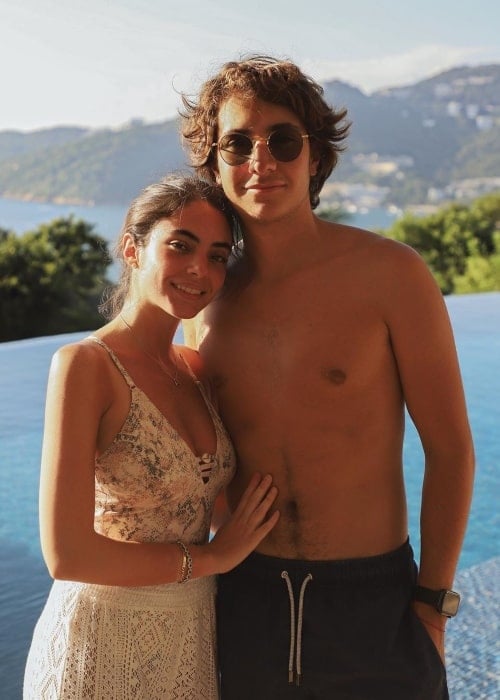 Andres Zurita with her girlfriend as seen in November 2019