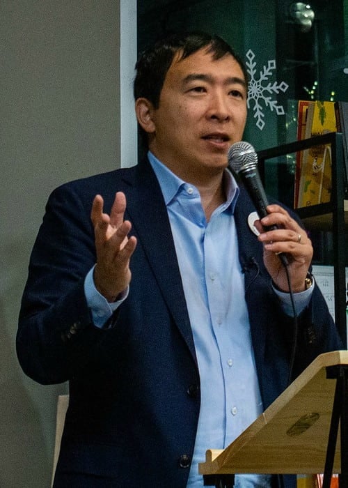 Andrew Yang as seen in January 2019