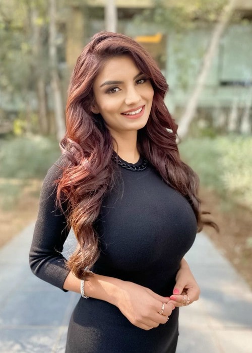 Anveshi Jain in an Instagram post as seen in December 2019