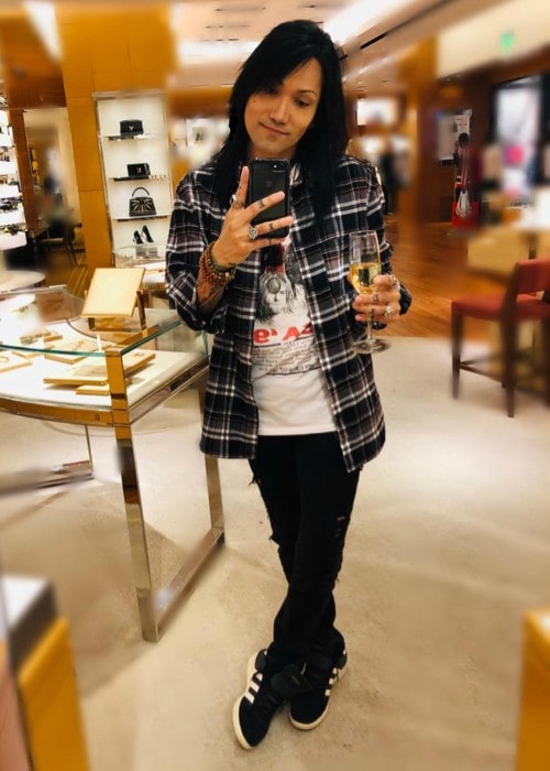 Ashley Purdy in a selfie as seen in December 2018