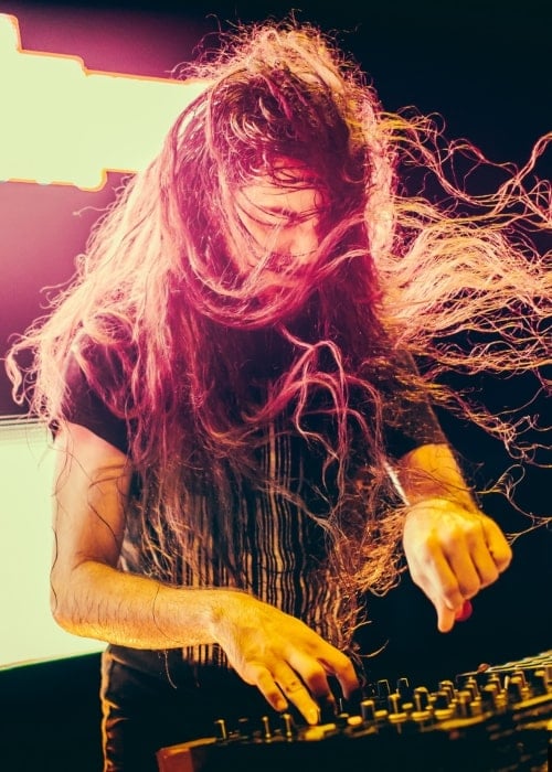 Bassnectar as seen in a picture taken during a live performance of his in the past