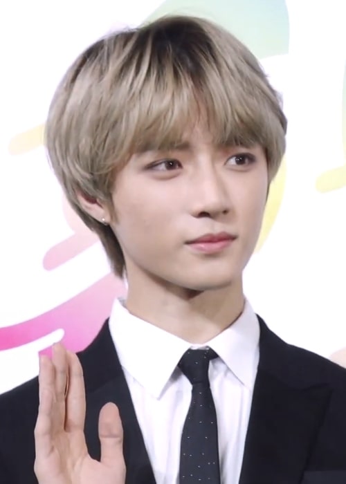 Beomgyu as seen in a picture taken at Soribada Awards on August 23, 2019