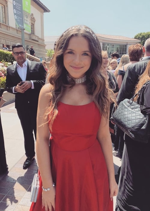 Bianca D'Ambrosio as seen in a picture taken at the Daytime Emmy Awards day in May 2019