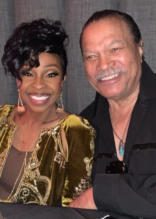 Billy Dee Williams as seen in a picture with singer and songwriter Gladys Knight taken in October 2019