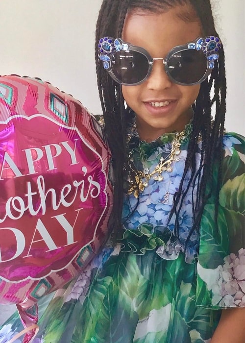 Blue Ivy Carter as seen in May 2017