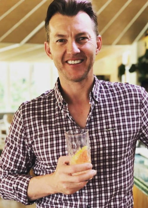 Brett Lee in an Instagram post in October 2019