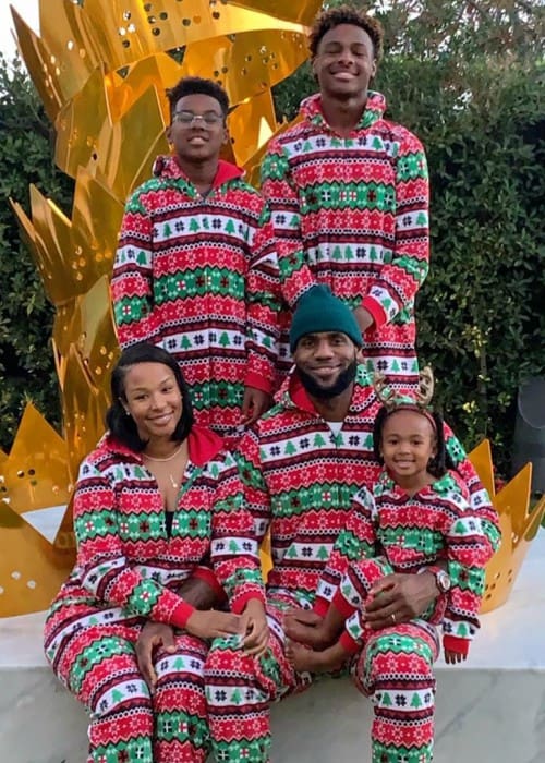 Bryce Maximus James with his family as seen in December 2018