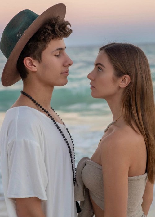 Carmella Rose and Juanpa Zurita as seen in December 2019