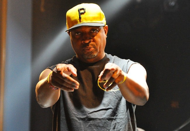 Chuck D during a performance as seen in October 2011