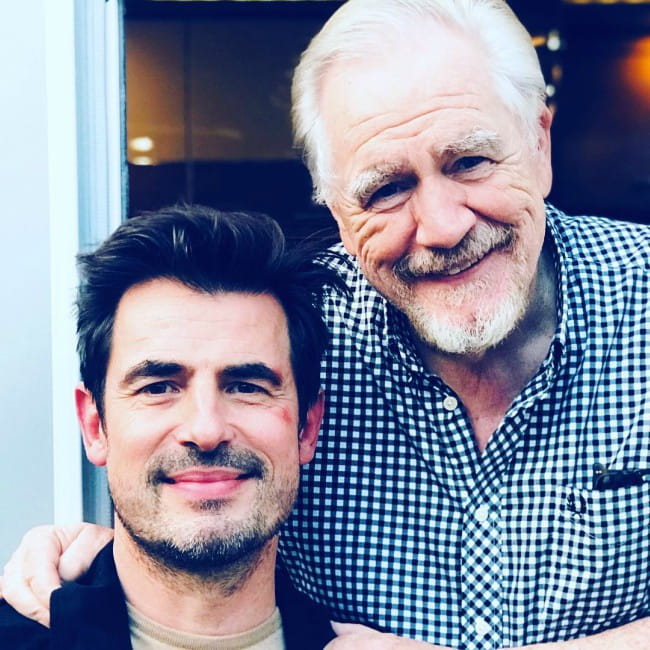 Claes Bang (Left) and Brian Cox as seen in August 2018