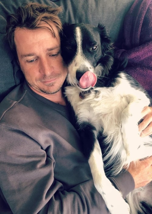 Dale Steyn as seen in a picture taken with his dog in November 2019