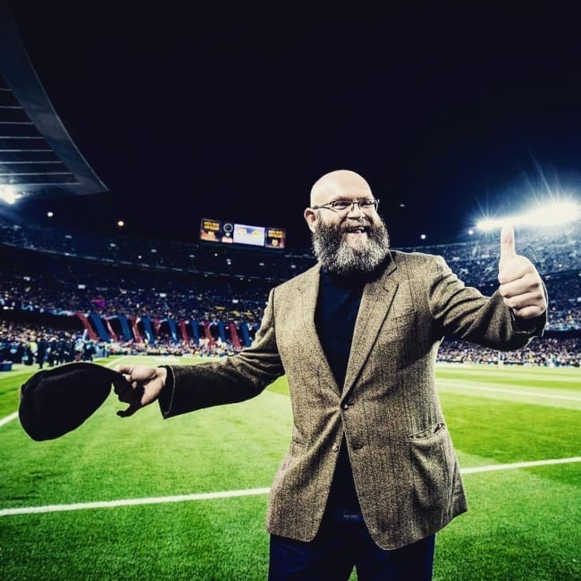 Darko Perić as seen in a picture taken at the Camp Nou stadium in Barcelona for a match of FC Barcelona in November 2019