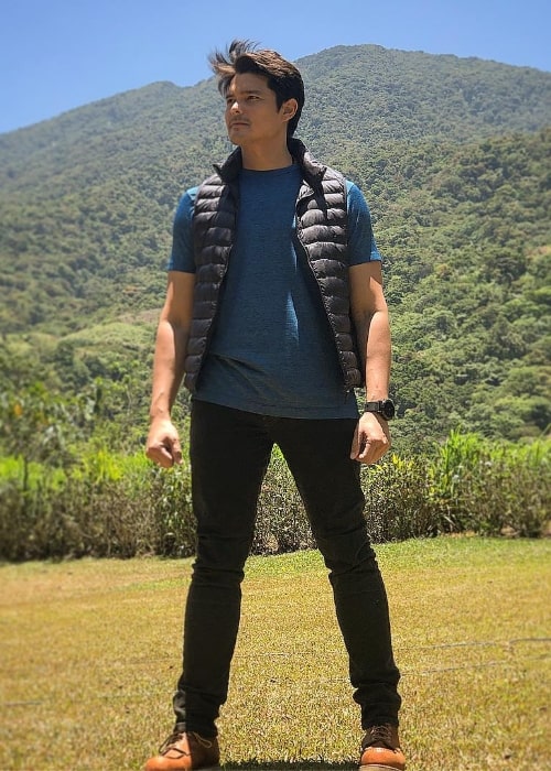 Dingdong Dantes as seen while posing for the camera at Bangkong Kahoy Valley Nature Retreat and Field Study Center in Quezon, Philippines in April 2019