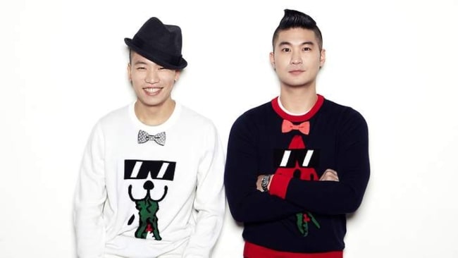 Dynamic Duo's Gaeko (On The Left) and Choiza (On The Right)