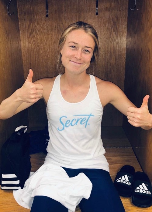 Emily Sonnett in an Instagram post as seen in October 2019