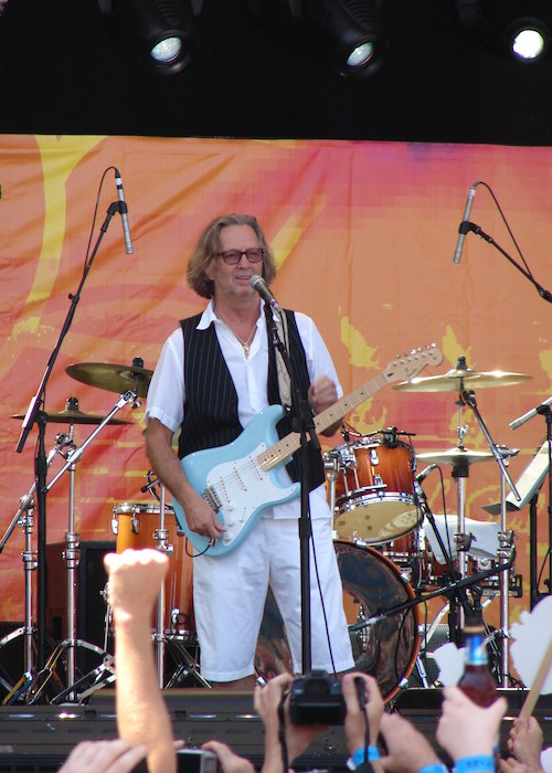 Eric Clapton performing at Crossroads Festival in 2009