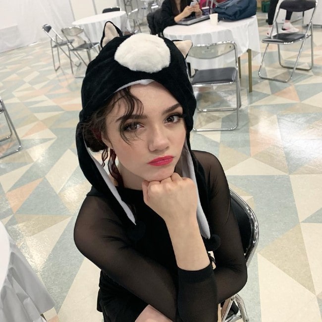 Evgenia Medvedeva as seen in April 2019