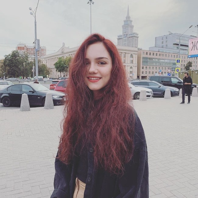 Evgenia Medvedeva as seen in August 2019