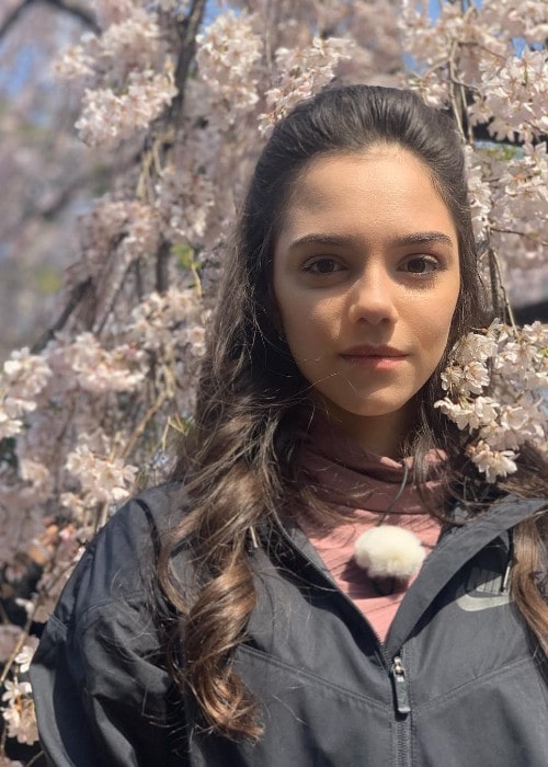 Evgenia Medvedeva as seen in March 2019