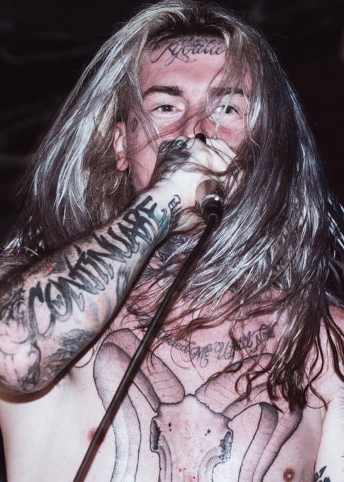 Ghostemane during a performance as seen in November 2017