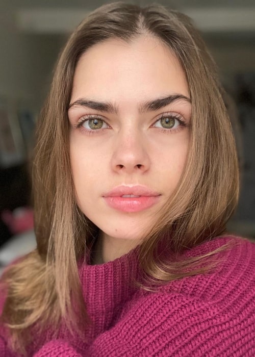 Gwen Van Meir as seen in a close-up picture that was taken in New York City, New York in January 2020