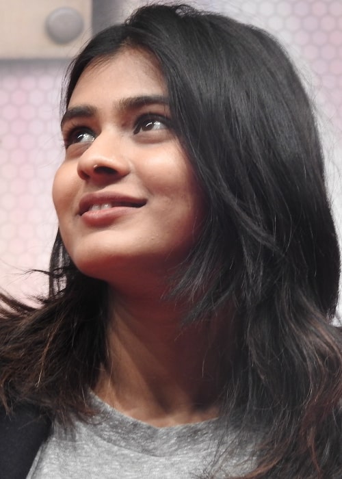 Hebah Patel as seen in a picture taken on December 23, 2016 during her visit at Vasireddy Venkatadri Institute of Technology in Andhra Pradesh