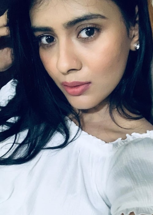 Hebah Patel as seen in a selfie taken in December 2019