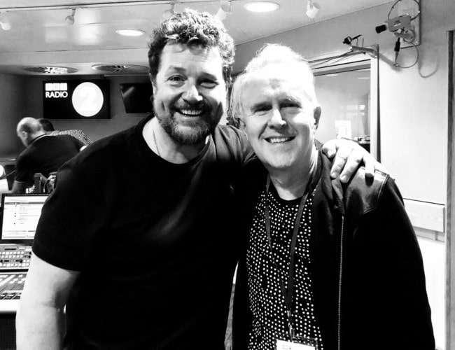 Howard Jones (Right) and Michael Ball as seen in July 2019