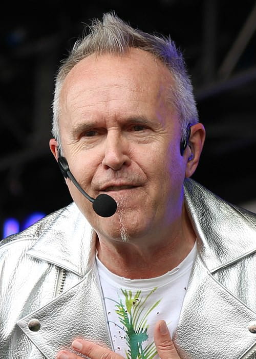 Howard Jones during a performance as seen in May 2015