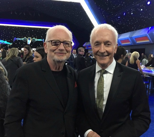 Ian McDiarmid (Left) and Anthony Daniels as seen in December 2019